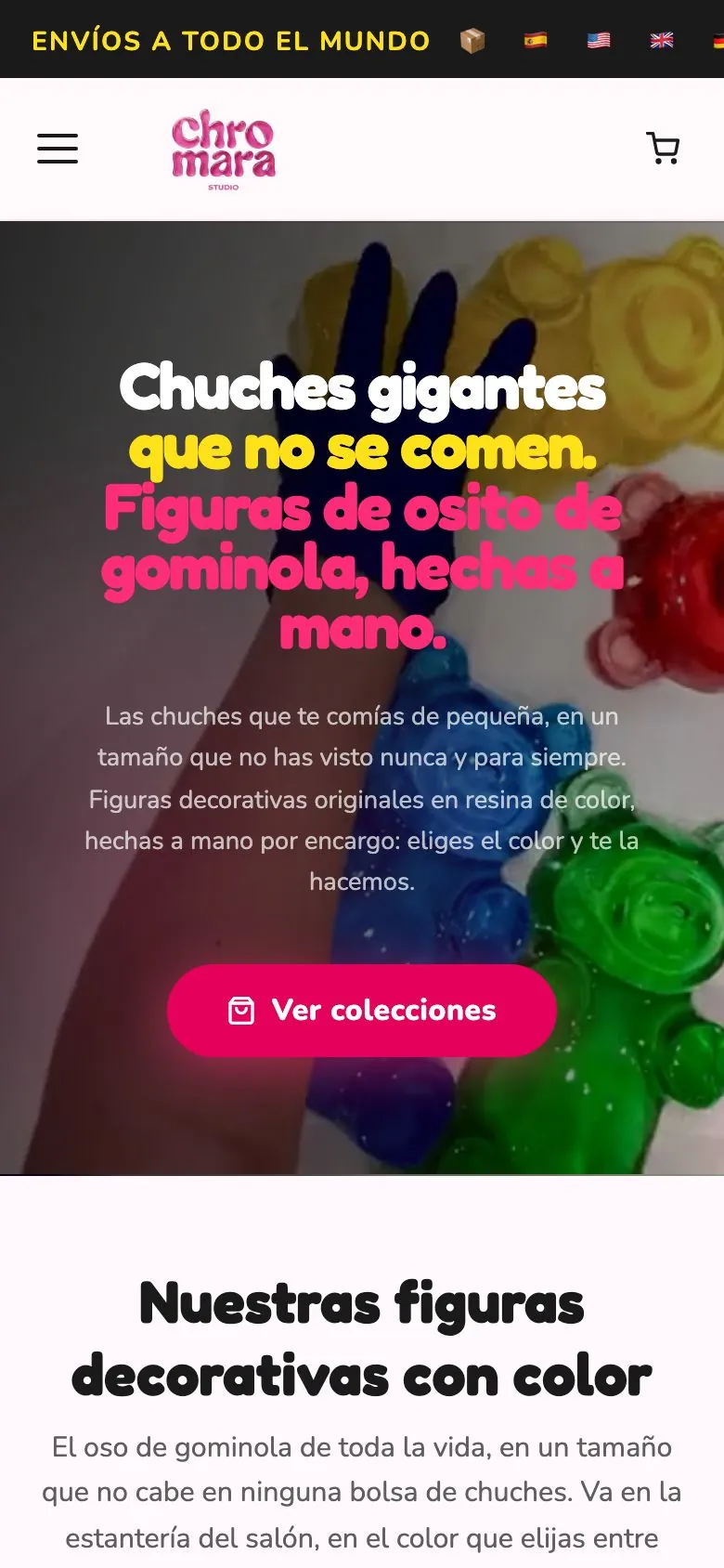 Chromara Studio en el móvil