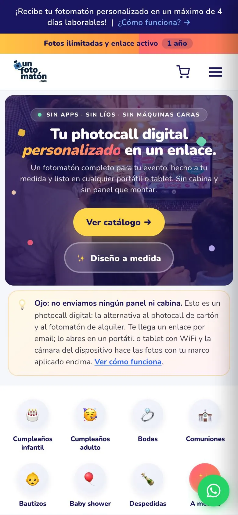 UnFotomatón en el móvil